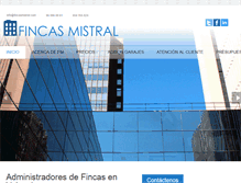 Tablet Screenshot of fincasmistral.com